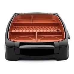 Brentwood 10-in L X 9-in W 1500-Watt Black Electric Indoor Grill -Home Appliance Store 331045838 AlternateImage3 l