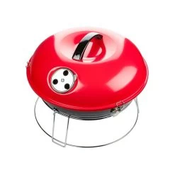 Brentwood 14.25-in L X 14.25-in W Portable Red Charcoal Grill -Home Appliance Store 331045862 AlternateImage4 l