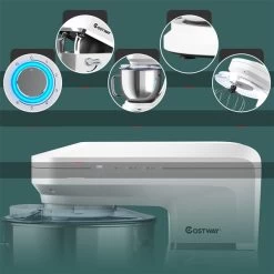 Costway 7-L 6-Speed 660 W White Commercial/Residential Stand Mixer -Home Appliance Store 331059996 AlternateImage4 l
