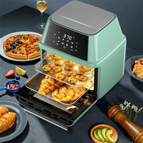 Costway 18-L Green Air Fryer Oven 4 Costway 18-L Green Air Fryer Oven - Image 2