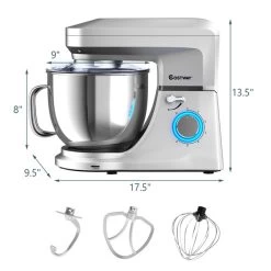 Costway 7-L 6-Speed 660 W Silver Commercial/Residential Stand Mixer -Home Appliance Store 331060027 AlternateImage1 l