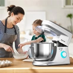 Costway 7-L 6-Speed 660 W Silver Commercial/Residential Stand Mixer -Home Appliance Store 331060027 AlternateImage3 l