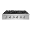 NXR 36-in 6 Burners Stainless Steel Gas Cooktop -Home Appliance Store 331062372 MainImage 001 l