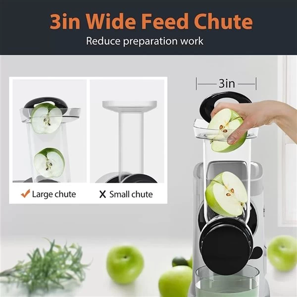 Aeitto Cold Press Masticating Juicer - Black 4 Aeitto Cold Press Masticating Juicer - Black - Image 2