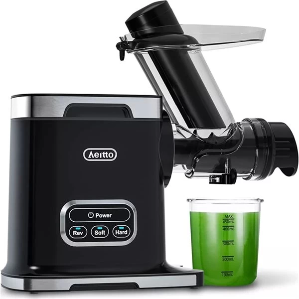 Aeitto Cold Press Masticating Juicer - Black 3 Aeitto Cold Press Masticating Juicer - Black