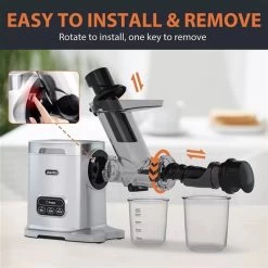 Aeitto Cold Press Masticating Juicer - Silver -Home Appliance Store 331062386 AlternateImage4 l