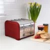 Kenmore 4-Slice Red 1400-Watt Toaster