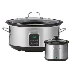 Kenmore 6.6-L Black And Silver Slow Cooker And Sauce Warmer -Home Appliance Store 331064050 MainImage 001 l