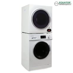 Equator Advanced Appliances Electric Stacked Laundry Center With 3.5-cu Ft Washer (EW 824N) And 3.5-cu Ft Dryer (ED 852) -Home Appliance Store 331064698 AlternateImage1 l