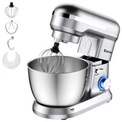 Costway 3.8 L 8-Speed Silver Stand Mixer -Home Appliance Store 331065355 MainImage 001 l