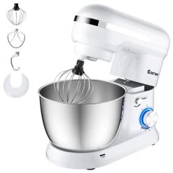 Costway 3.8 L 8-Speed White Stand Mixer -Home Appliance Store 331065357 MainImage 001 l
