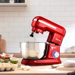 Costway 3.8 L 8-Speed Red Stand Mixer 9 Costway 3.8 L 8-Speed Red Stand Mixer -Home Appliance Store 331065359 AlternateImage4 l