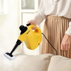 Costway 1-Speed 1050 W Multipurpose Steam Cleaner In Yellow -Home Appliance Store 331065378 AlternateImage3 l