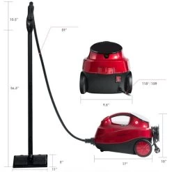 Costway 2000 W Multipurpose Steam Cleaner With 19 Accessories In Red -Home Appliance Store 331065401 AlternateImage1 l