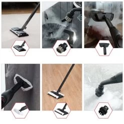 Costway 2000 W Multipurpose Steam Cleaner With 19 Accessories In Red