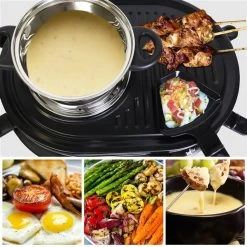 Total Chef 8-Person Raclette And Fondue Set With Granite Grill Stone -Home Appliance Store 332002958 AlternateImage3 l