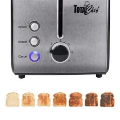 Total Chef 2-Slice Stainless Steel Toaster With Defrost And Reheat -Home Appliance Store 332002978 AlternateImage3 l