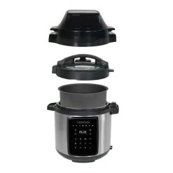 Thomson 9-in-1 Pressure Cooker 6-litre (6.3-quart) - Stainless Steel 11 Thomson 9-in-1 Pressure Cooker 6-litre (6.3-quart) - Stainless Steel -Home Appliance Store 332003482 AlternateImage4 l