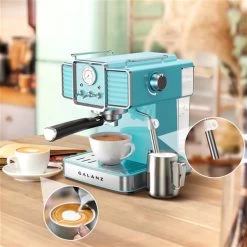 Galanz Retro Blue Espresso Machine -Home Appliance Store 332008914 AlternateImage2 l