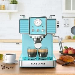 Galanz Retro Blue Espresso Machine -Home Appliance Store 332008914 AlternateImage3 l
