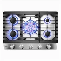 FOTILE Professional Tri-ring Series 30-in 5-Burner Stainless Steel Gas Cooktop -Home Appliance Store 332008926 MainImage 001 l